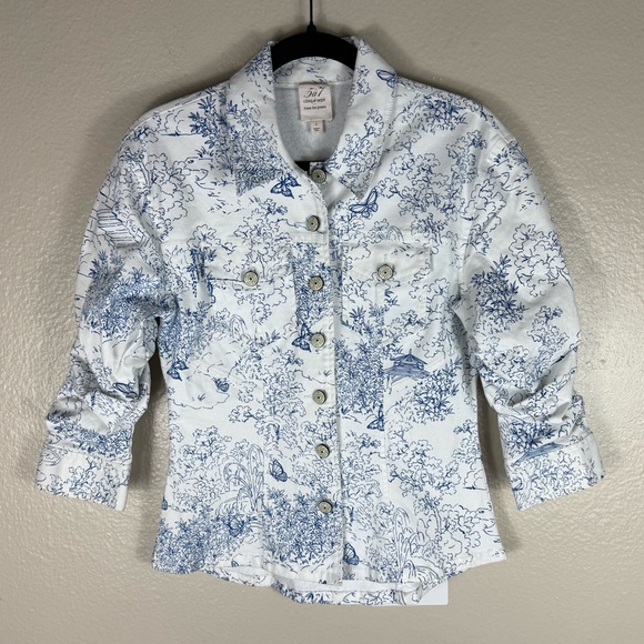 Cinq à Sept Garden Toile Scrunched Canyon Jacket - Picture 5 of 10